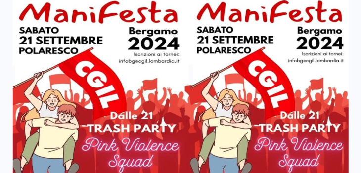 ManiFesta 2024, sabato 21 settembre al Polaresco. Aperiquiz, tornei e musica, il party di fine estate della CGIL 